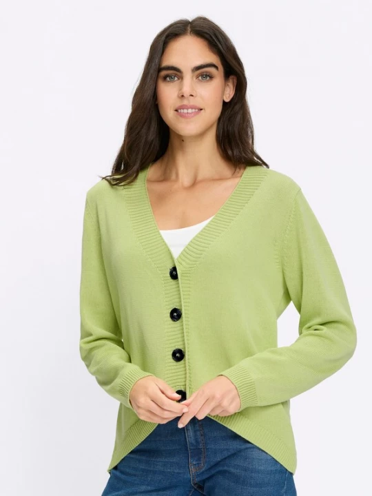Foto van product heine Gebreid vest lichtgroen