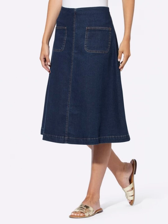 Foto van product heine Rok donkerblauw