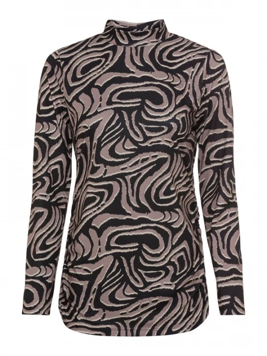 Foto van product heine Shirt beige / taupe / zwart