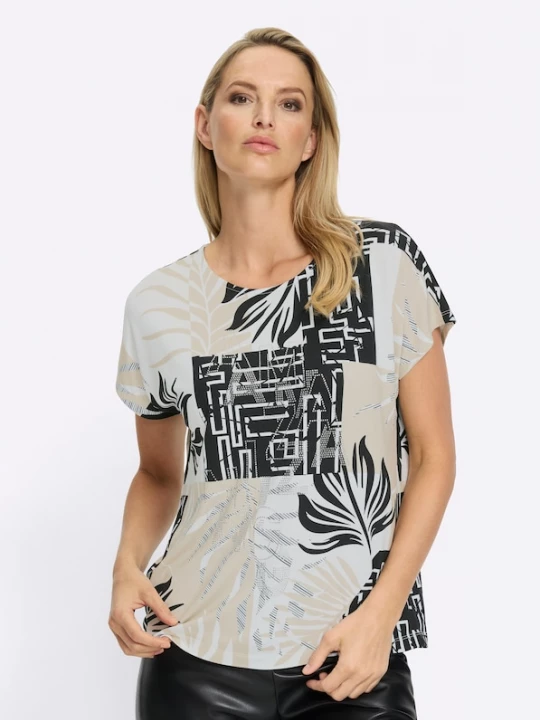 Foto van product heine Shirt blauw / grijs / zwart