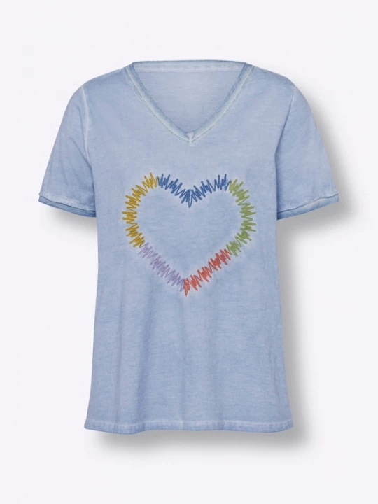 Foto van product heine Shirt blauw / lichtblauw / groen / sering