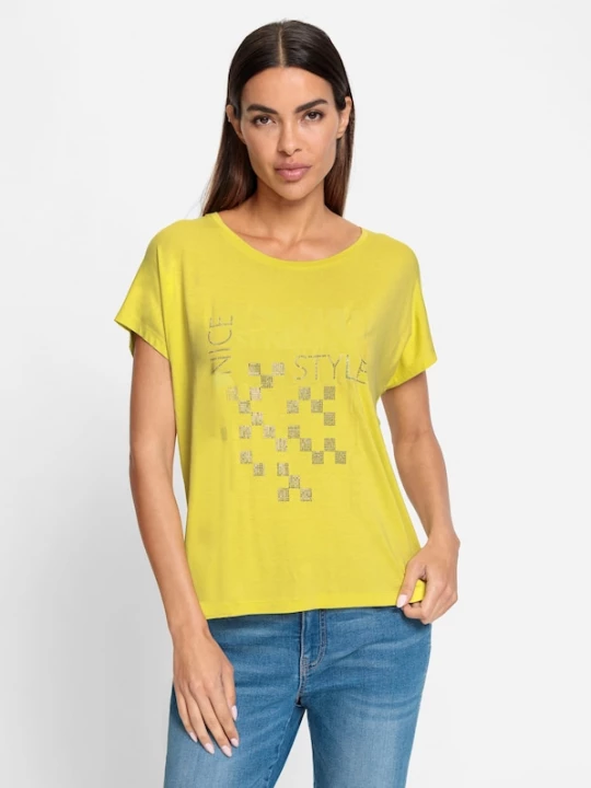 Foto van product heine Shirt geel / zilver