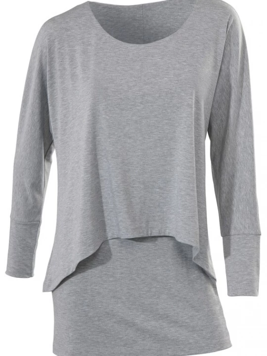 Foto van product heine Shirt grijs gemêleerd