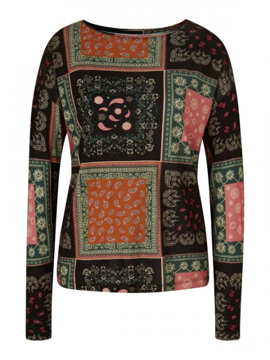 Foto van product heine Shirt groen / oranje / rood / zwart