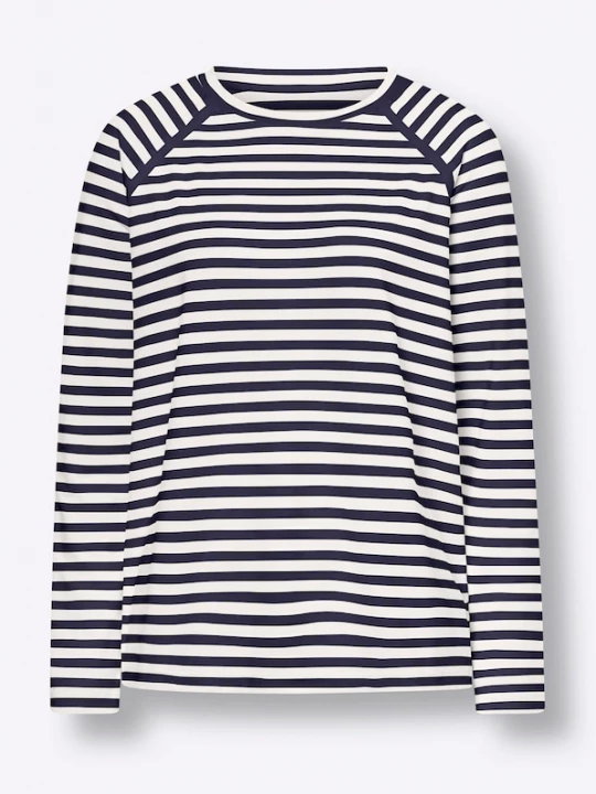 Foto van product heine Shirt marine / wit