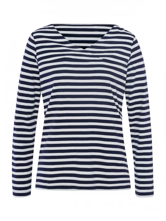 Foto van product heine Shirt nachtblauw / wit