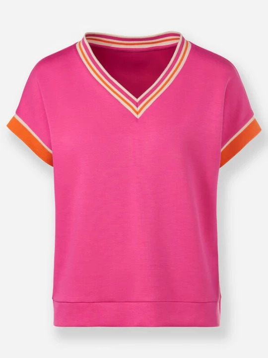 Foto van product heine Shirt oranje / pink / wit