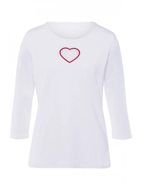 Foto van product heine Shirt rood / wit