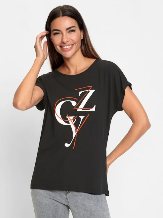 Foto van product heine Shirt rood / zwart / wit