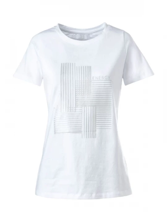 Foto van product heine Shirt zilver / wit