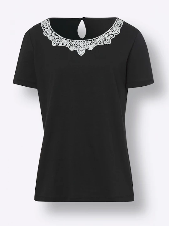 Foto van product heine Shirt zwart / wit