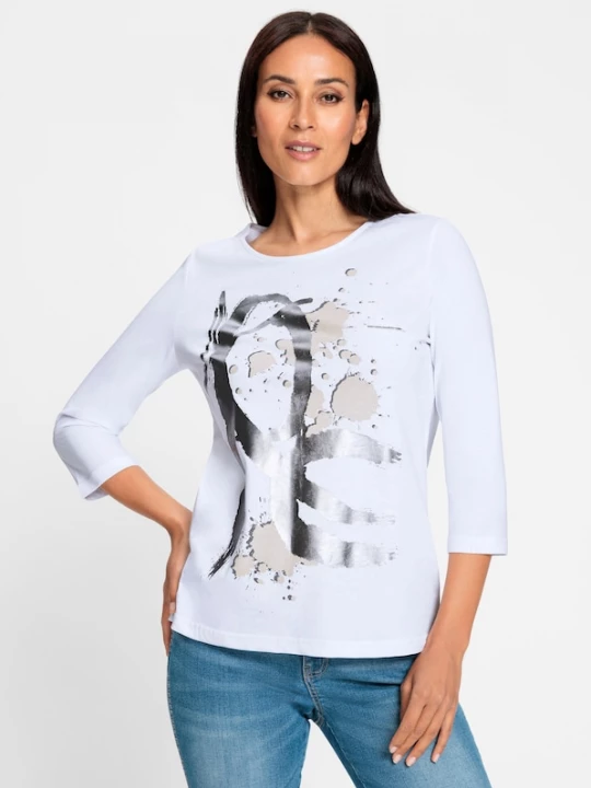 Foto van product heine Shirt zwart / wit