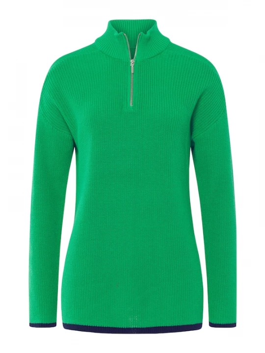 Foto van product heine Trui marine / grasgroen