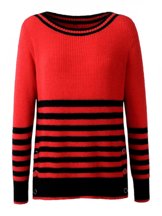 Foto van product heine Trui rood / zwart