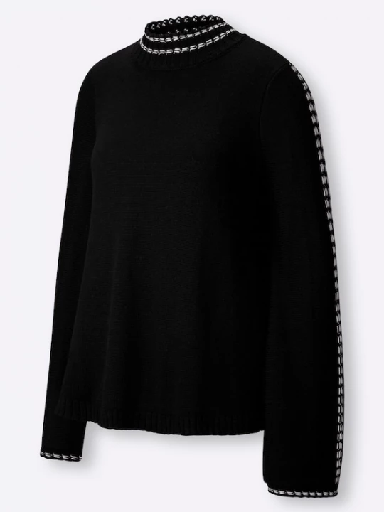 Foto van product heine Trui zwart / wit