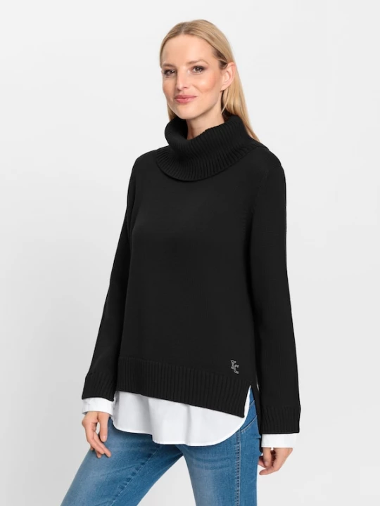 Foto van product heine Trui zwart / wit