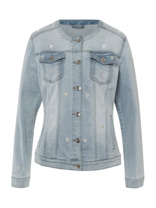 Foto van product heine Tussenjas blauw denim / lichtgrijs