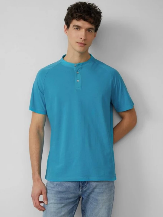 Foto van product Henley T-shirt met raglanmouwen en garment dye s.Oliver