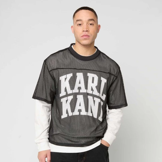Foto van product Heritage Mesh Boxy Jersey Karl Kani zwart