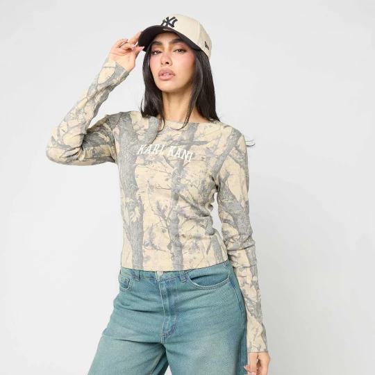 Foto van product Heritage Wood Camo Longsleeve Karl Kani