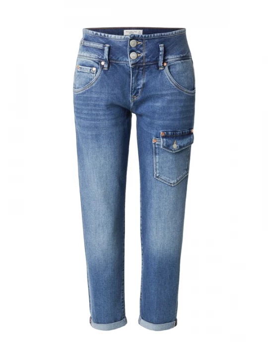 Foto van product Herrlicher Cargojeans 'Dido' blauw denim