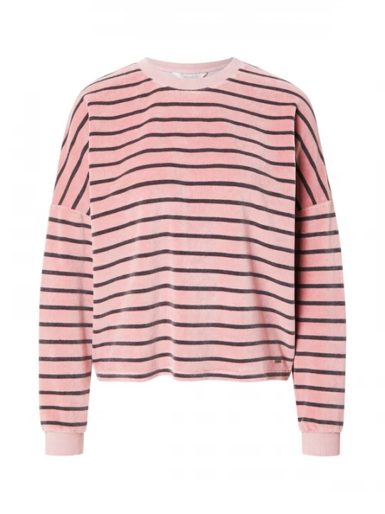 Foto van product Herrlicher Sweatshirt 'Smila' rosa / zwart