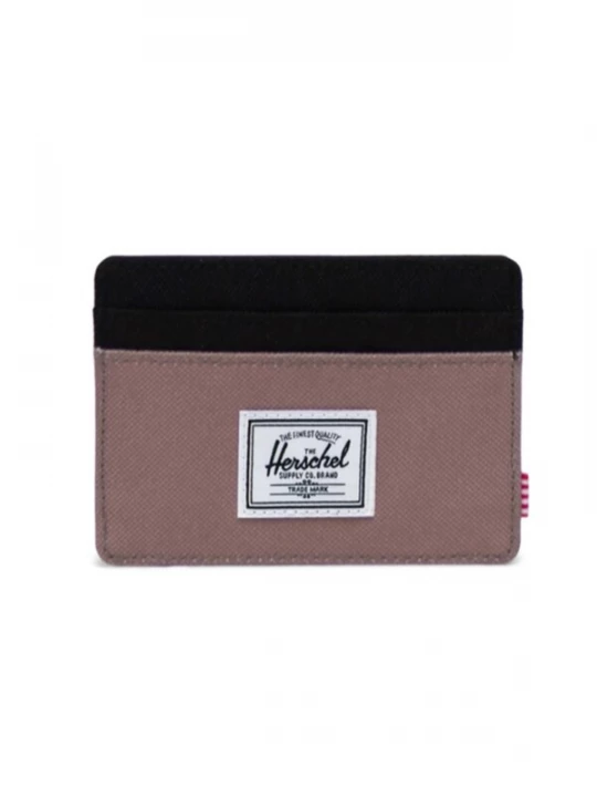 Foto van product Herschel Portemonnee 'Charlie Cardholder Taupe Grey / Black' gemengde kleuren