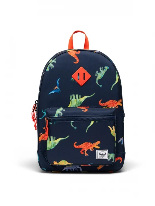 Foto van product Herschel Rugzak 'Heritage' blauw / donkerblauw / groen / donkeroranje