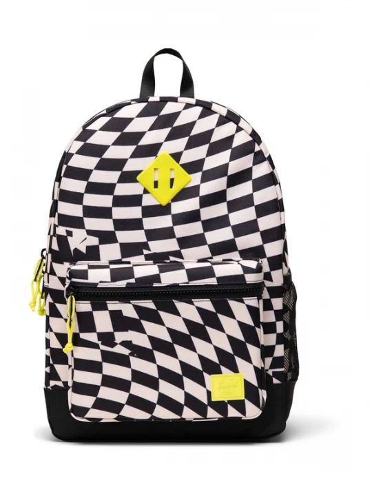 Foto van product Herschel Rugzak 'Heritage' geel / zwart / wit