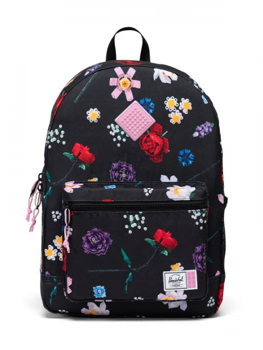 Foto van product Herschel Rugzak 'LEGO Heritage' groen / rood / zwart / wit