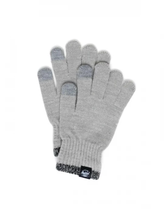 Foto van product Herschel Wanten 'Elmer Gloves Stripe Heather Light Grey' grijs