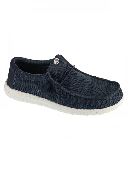 Foto van product HEY DUDE Mocassins 'Wally Stretch Sox' donkerblauw