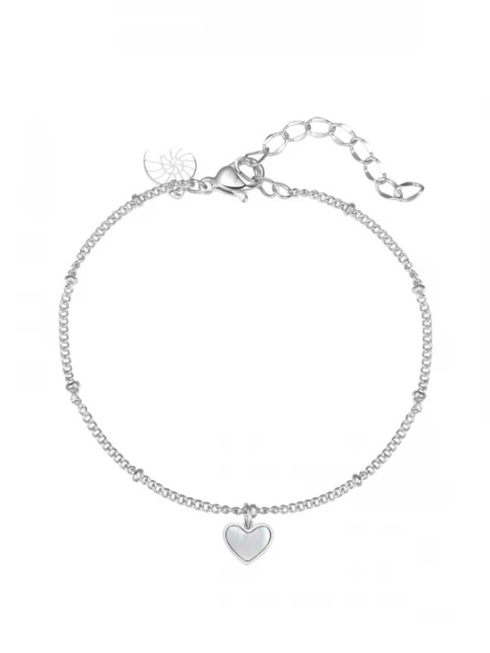 Foto van product Hey Happiness Armband 'Heartbeat' zilver