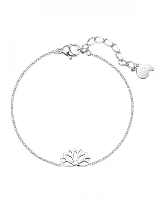 Foto van product Hey Happiness Armband 'Lotus' zilver