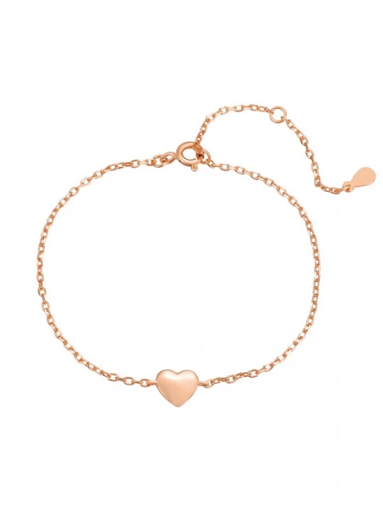 Foto van product Hey Happiness Armband 'Love Heart' rose-goud