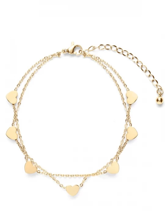 Foto van product Hey Happiness Armband 'Romance' goud