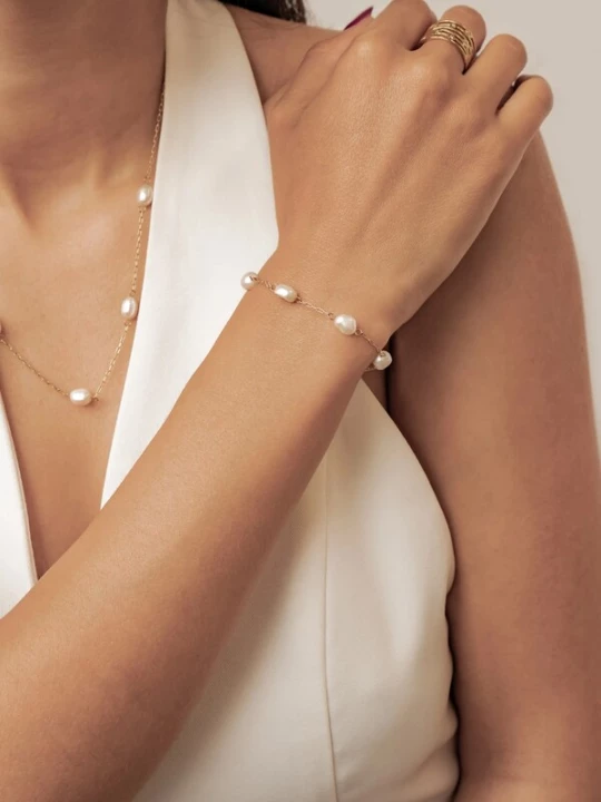 Foto van product Hey Happiness Armband 'Serene' goud