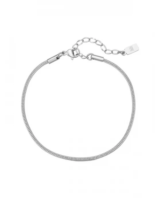 Foto van product Hey Happiness Armband 'Serpent Loop' zilver