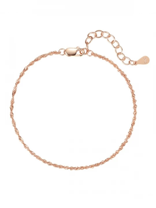 Foto van product Hey Happiness Armband 'Soft Twist' rose-goud