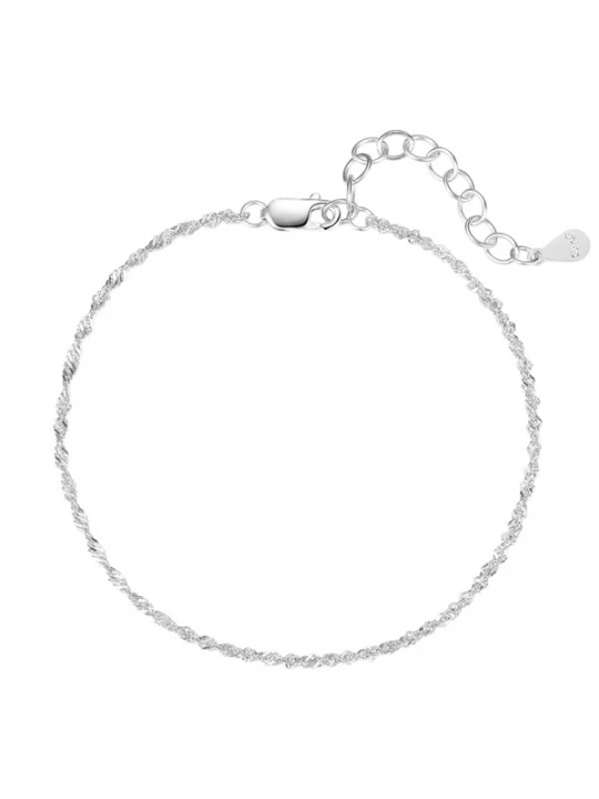 Foto van product Hey Happiness Armband 'Soft Twist' zilver