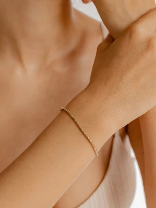 Foto van product Hey Happiness Armband 'Vexa' goud