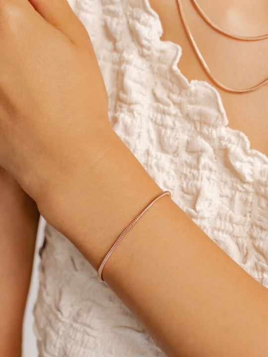 Foto van product Hey Happiness Armband 'Vexa' rose-goud