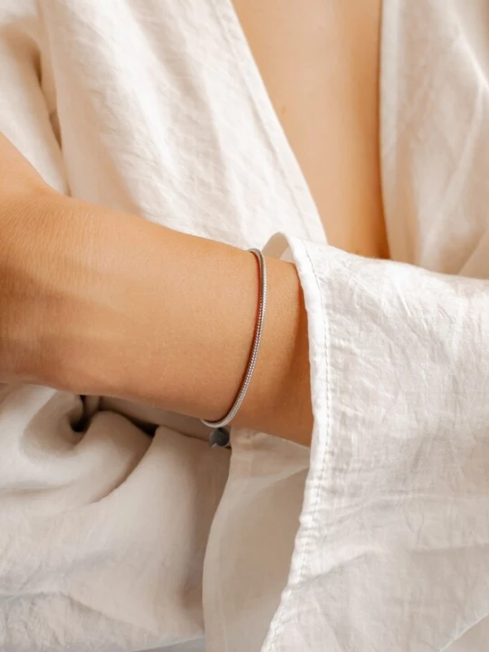 Foto van product Hey Happiness Armband 'Vexa' zilver