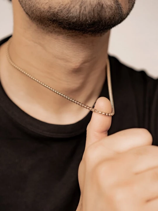 Foto van product Hey Happiness Ketting 'Core Link' goud