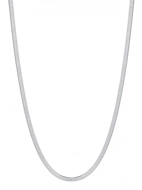 Foto van product Hey Happiness Ketting 'Viper' zilver