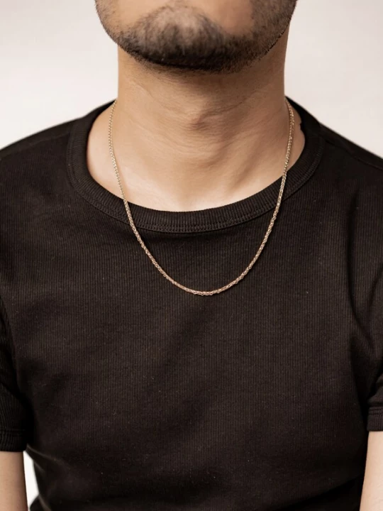 Foto van product Hey Happiness Ketting 'Wheat Armor' goud