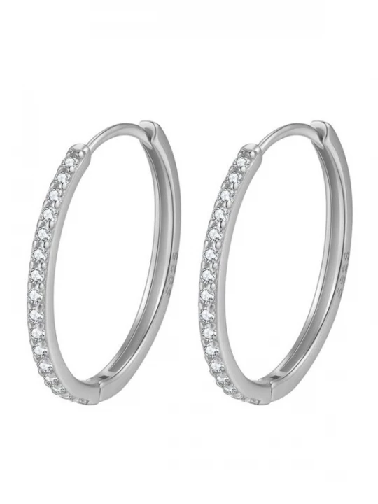 Foto van product Hey Happiness Oorbel 'Big Sparkles' zilver