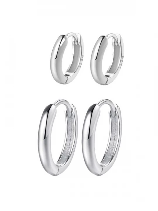 Foto van product Hey Happiness Oorbel 'Poise' zilver