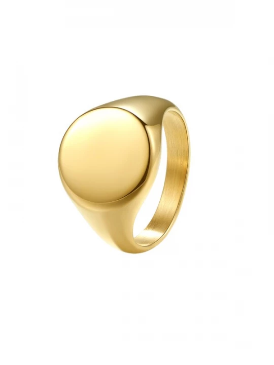 Foto van product Hey Happiness Ring 'Signet' goud