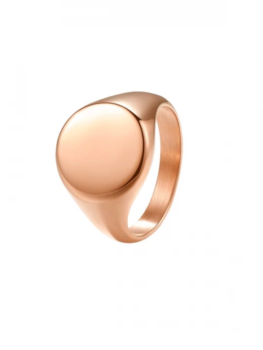Foto van product Hey Happiness Ring 'Signet' rose-goud